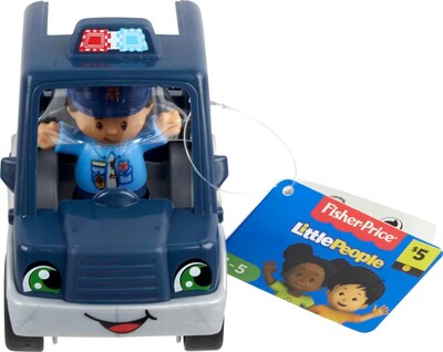 Foto 6 | Un Coche De Policía De Toy Fisher-price Para Personas Pequeñas Que Ayudan A Otros - Venta Internacional.