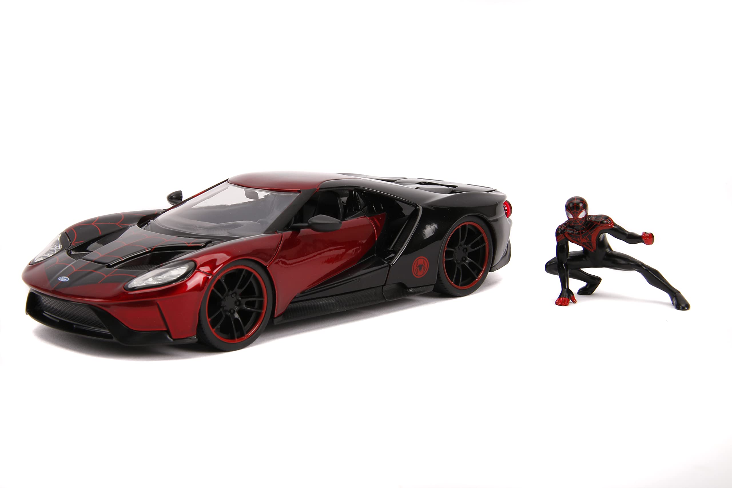 Foto 2 pulgar | Coche Fundido A Presión Jada Toys Marvel 1:24 2017 Ford Gt Con Spider-man - Venta Internacional.