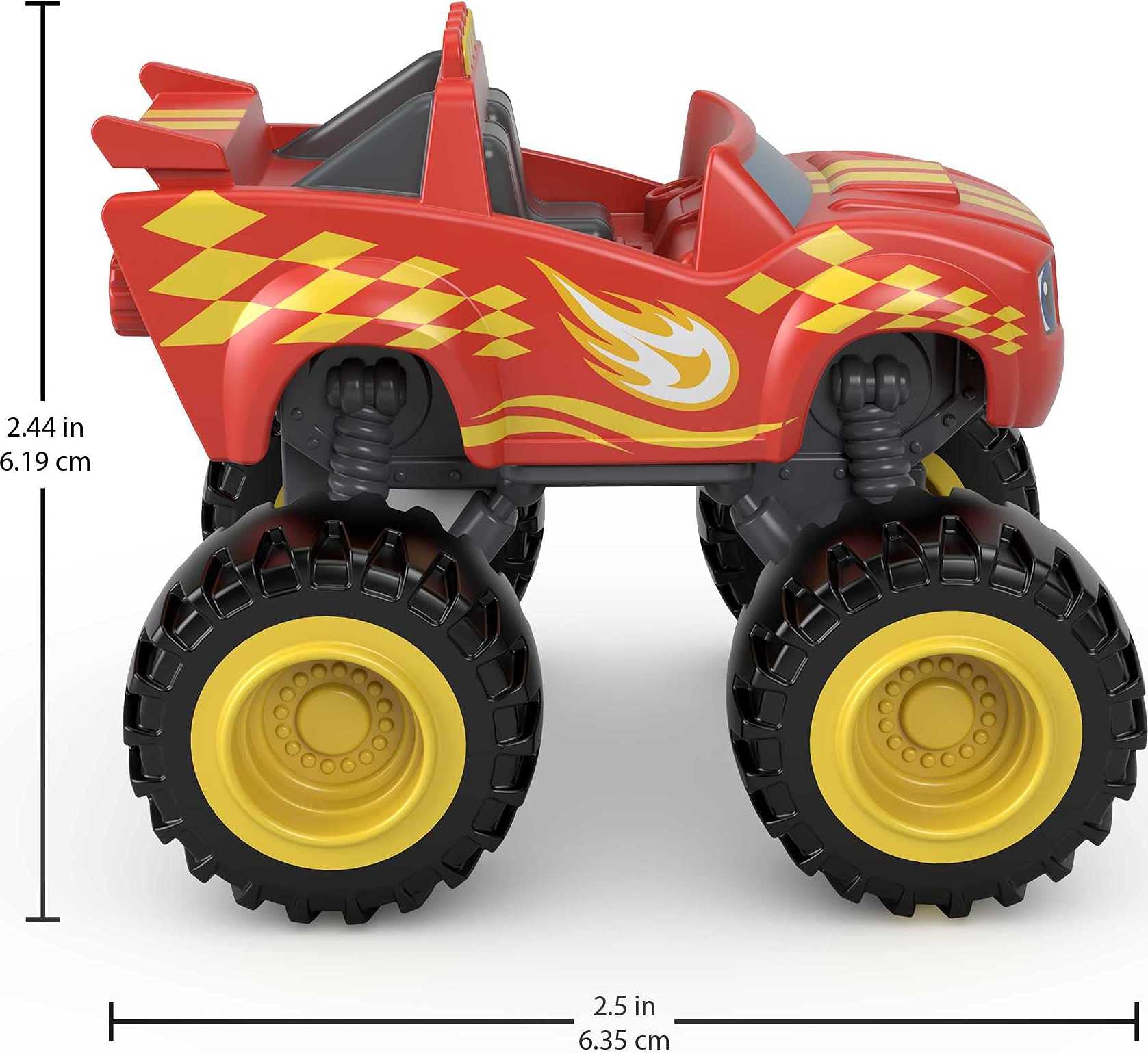 Foto 4 pulgar | Toy Fisher-price Blaze And The Monster Machines Diecast, Paquete De 4 - Venta Internacional.