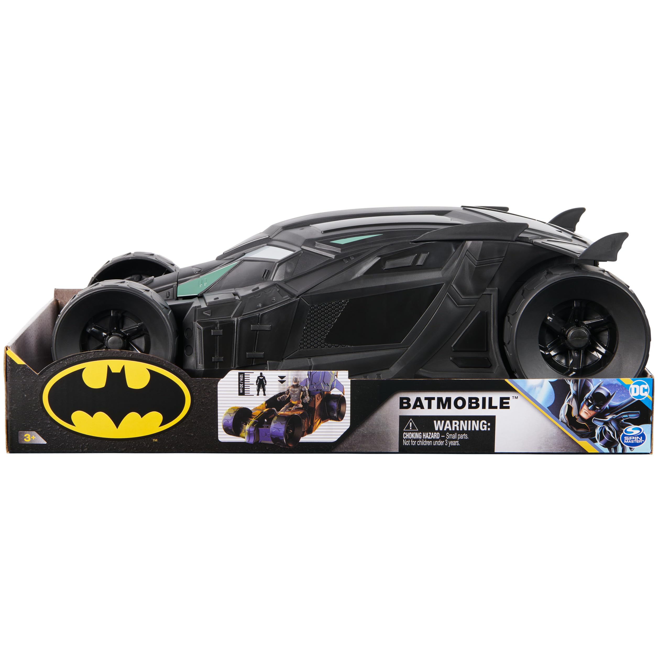 Foto 2 | Batmóvil De Juguete Spin Master Dc Comics Batman 30 Cm A Partir De 4 Años - Venta Internacional.