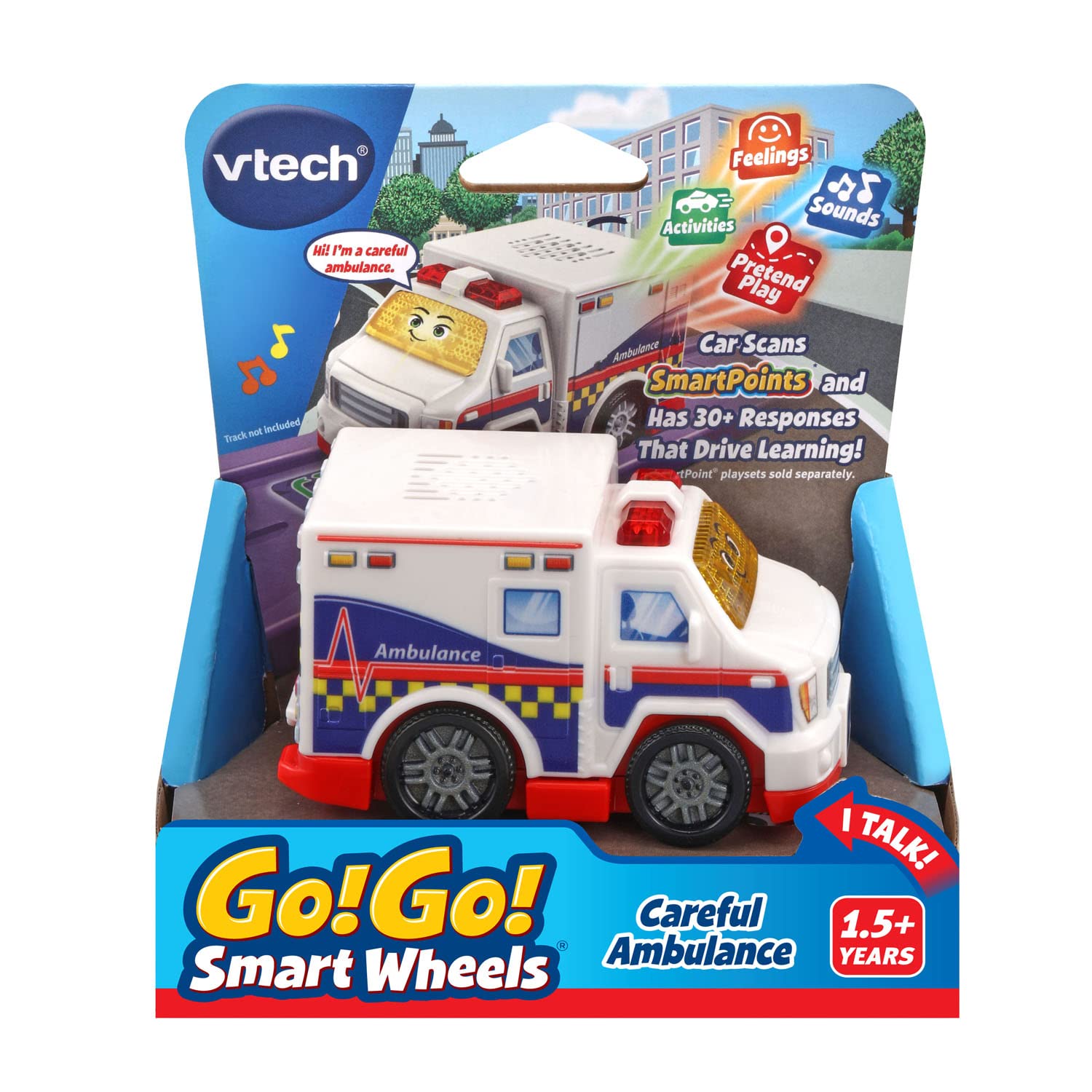 Foto 8 pulgar | Juguete Vtech Go! ¡vamos! Ambulancia Cuidadosa Con Smart Wheels - Venta Internacional.