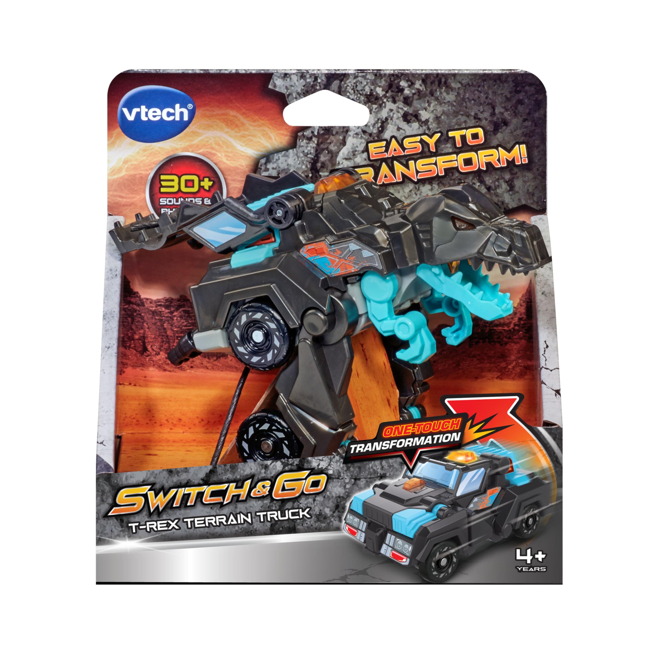 Foto 5 pulgar | Camión Toy Vtech Switch And Go T-rex Terrain Para Niños Mayores De 4 Años - Venta Internacional.