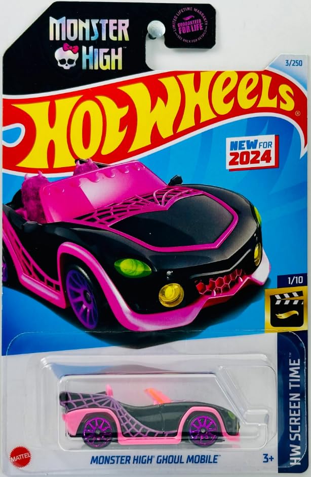 Toy Hot Wheels Monster High Ghoul Mobile A Escala 1:64 - Venta Internacional.