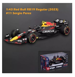 Foto 3 | Coche Sergio Pérez Fórmula 1 1:43 Burago Redbull F1 Rb19 #11