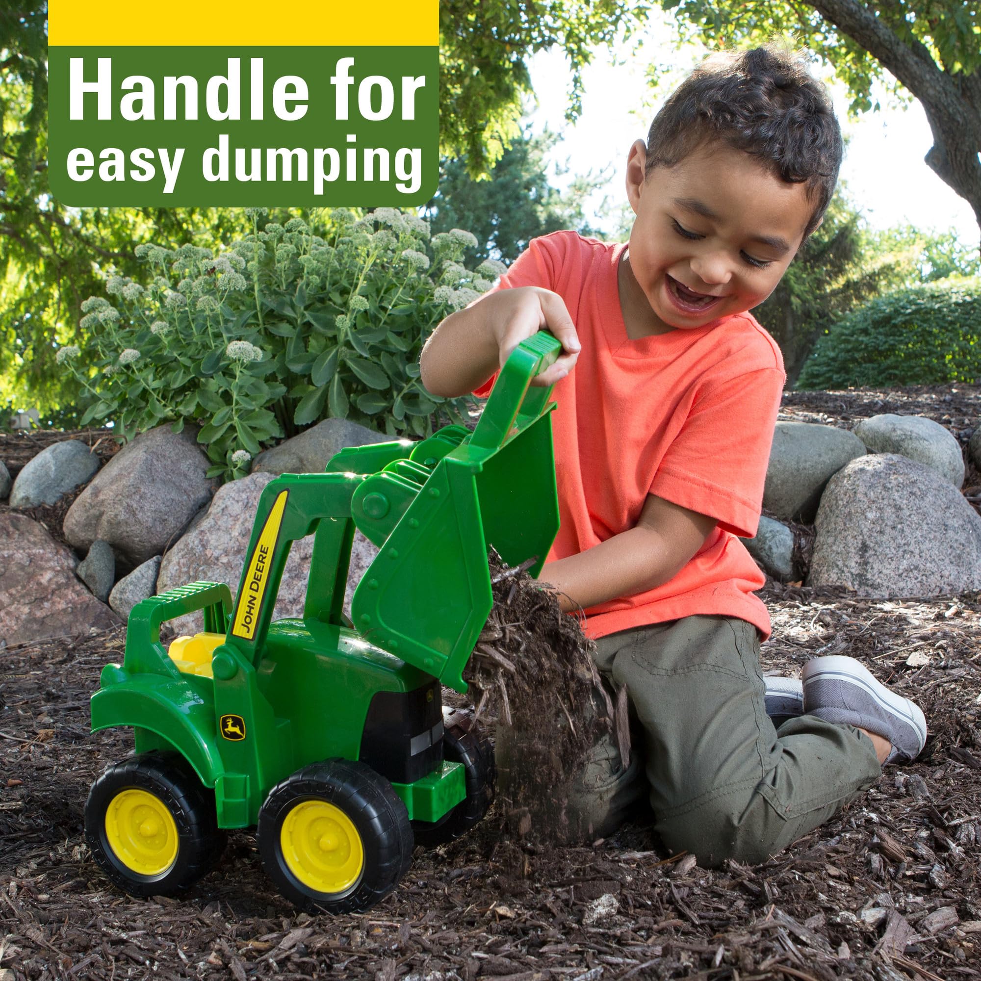 Foto 5 pulgar | Tractor De Juguete John Deere Big Scoop Con Cargador Para Niños Mayores De 3 Años - Venta Internacional.