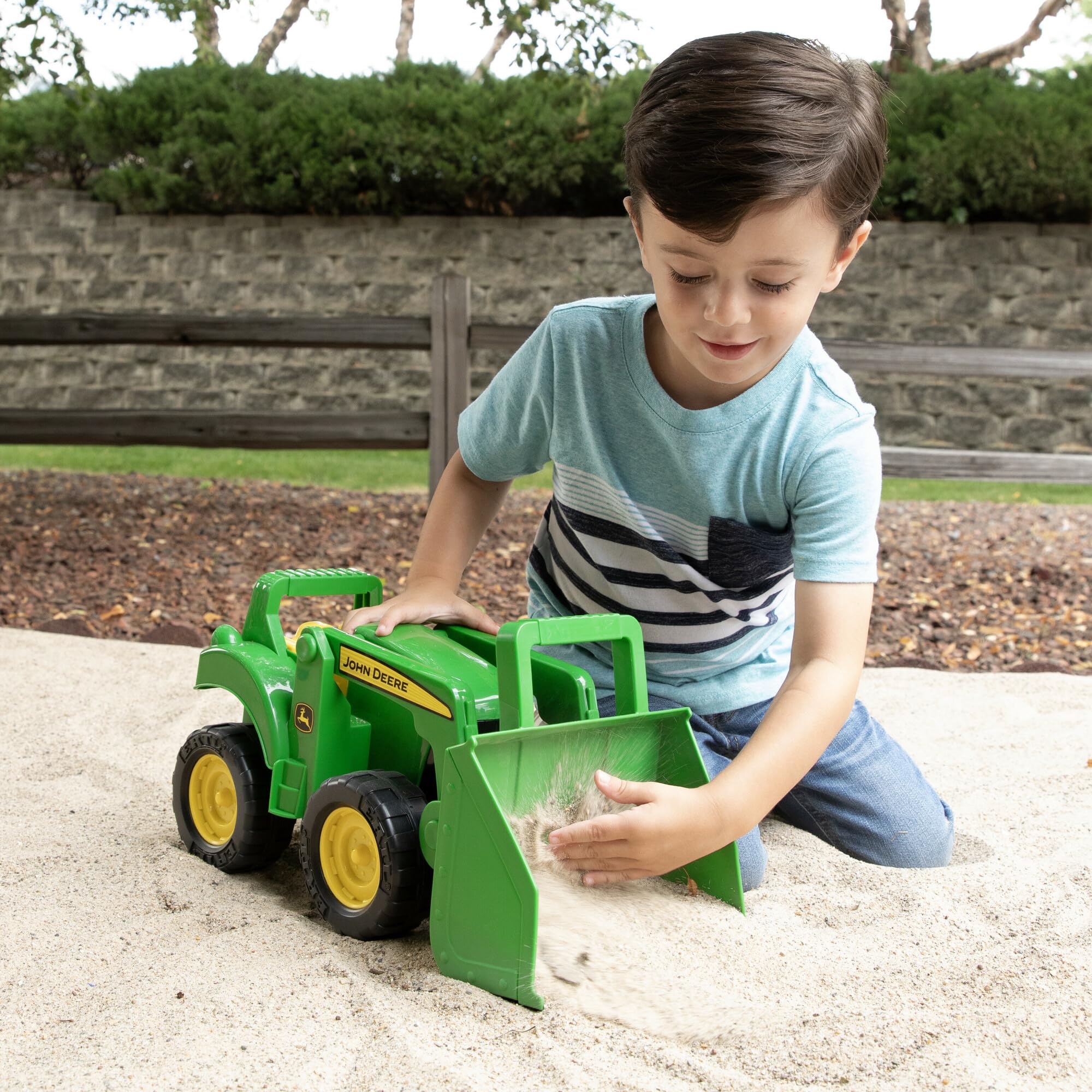 Foto 6 pulgar | Tractor De Juguete John Deere Big Scoop Con Cargador Para Niños Mayores De 3 Años - Venta Internacional.
