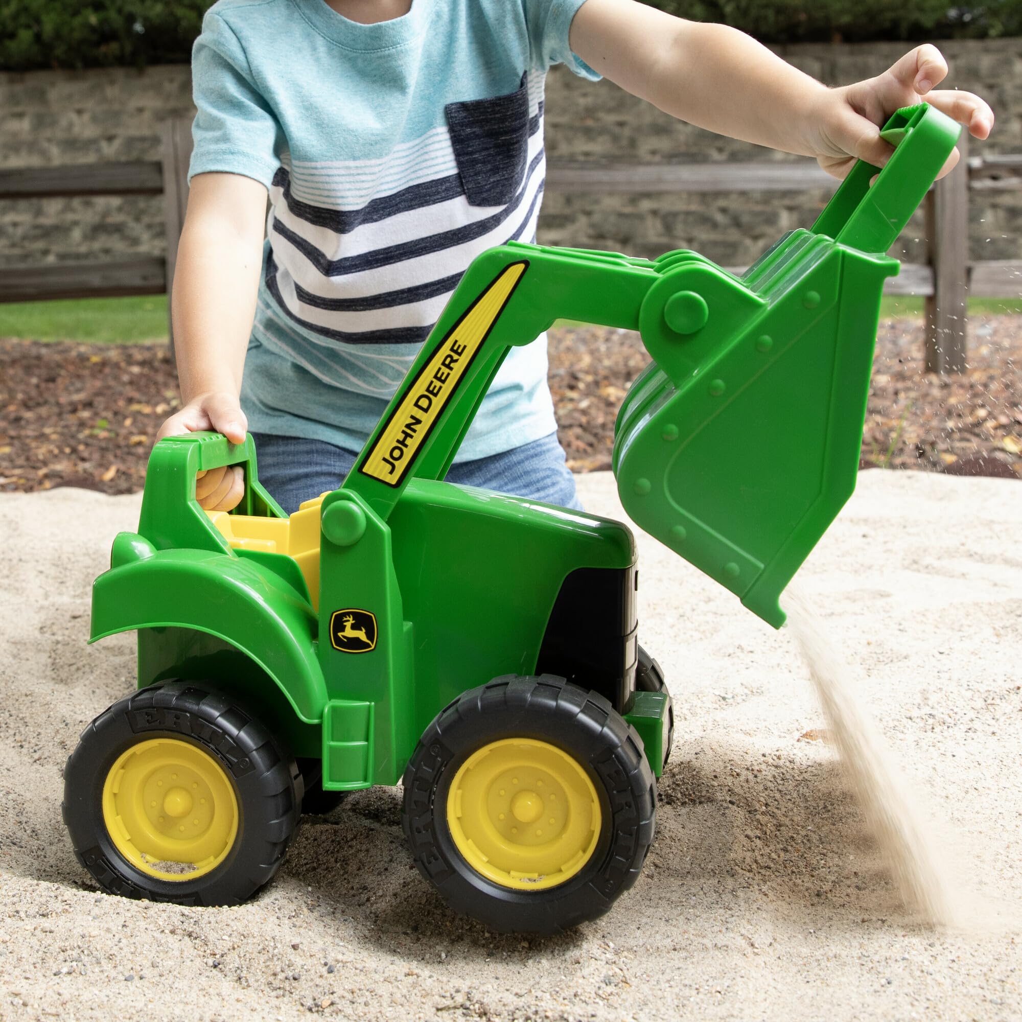 Foto 7 pulgar | Tractor De Juguete John Deere Big Scoop Con Cargador Para Niños Mayores De 3 Años - Venta Internacional.
