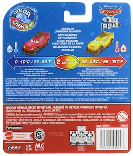 Foto 2 | Toy Disney Cars Color Changers 2022 On The Road Rumbler - Venta Internacional.