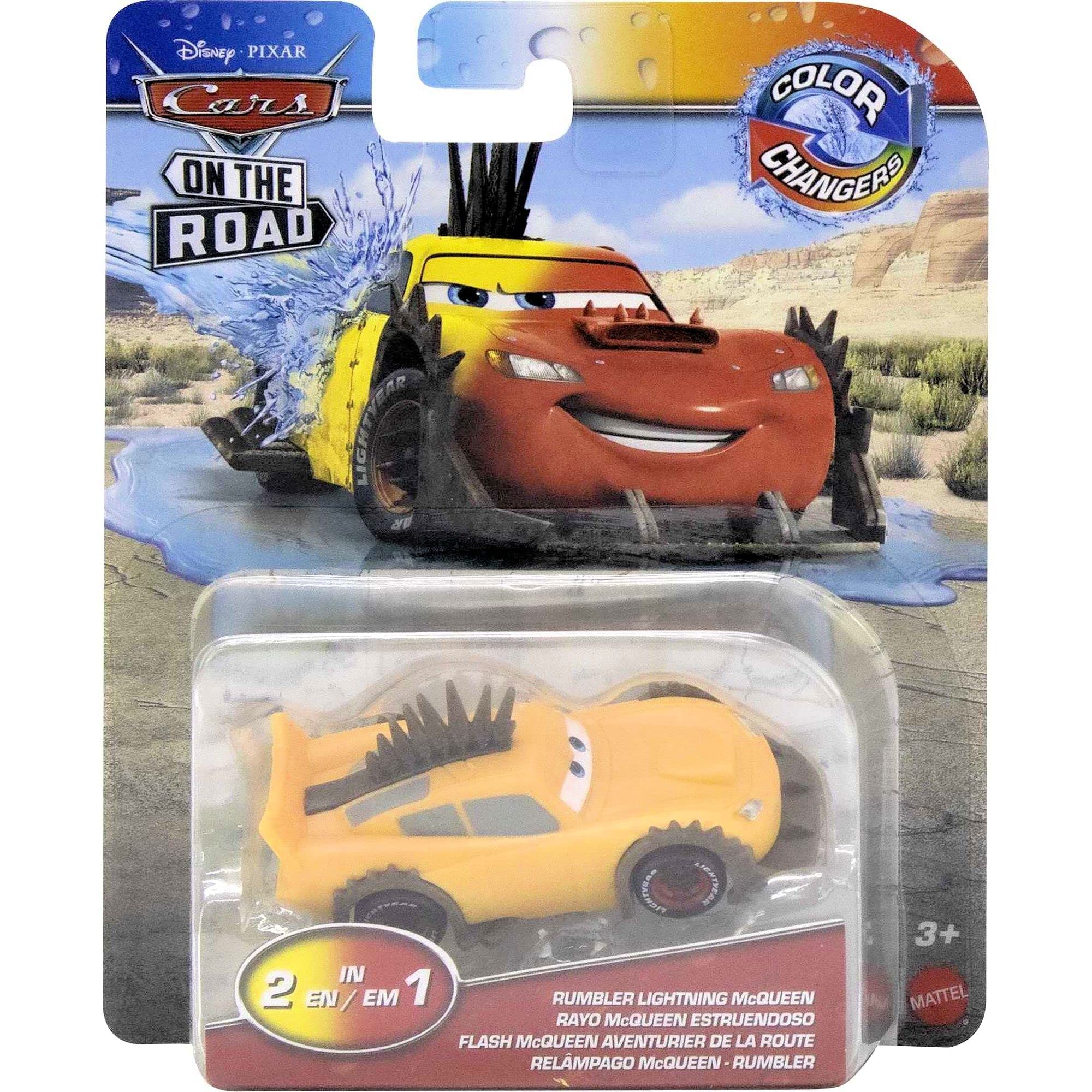Foto 6 pulgar | Toy Disney Cars Color Changers 2022 On The Road Rumbler - Venta Internacional.