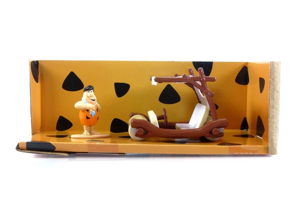 Foto 5 pulgar | Vehículo De Juguete Jada Toys Flintstones Flintmobile 1:32 Con Figura - Venta Internacional.