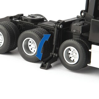 Foto 6 | Camión Maderero De Juguete Ertl Freightliner 122sd Con Remolque 1:32 - Venta Internacional.