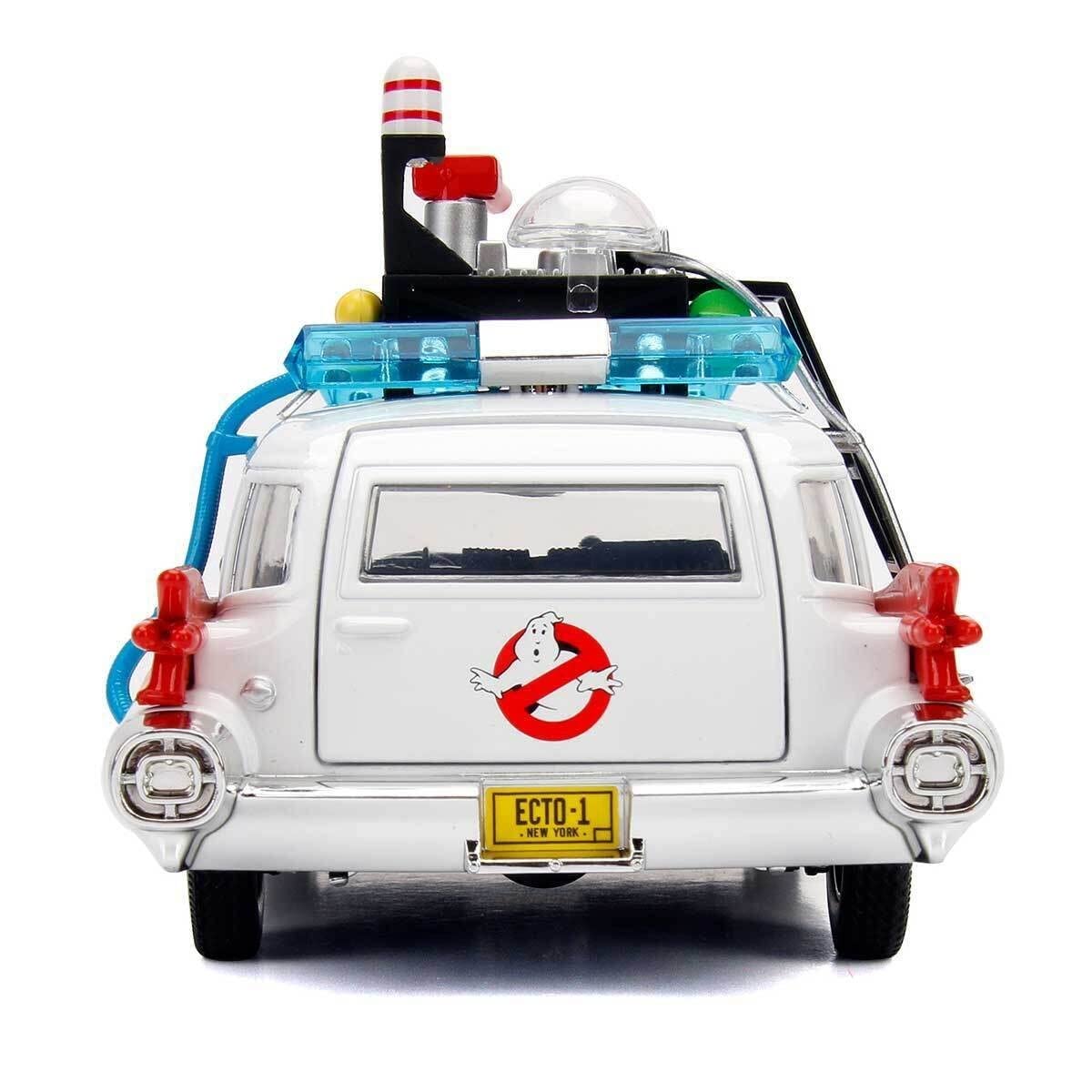 Foto 5 pulgar | Maqueta De Coche Fundido A Presión Jada Toys Hollywood Rides Ghostbusters Ecto-1 A Escala 1:24 - Venta Internacional.