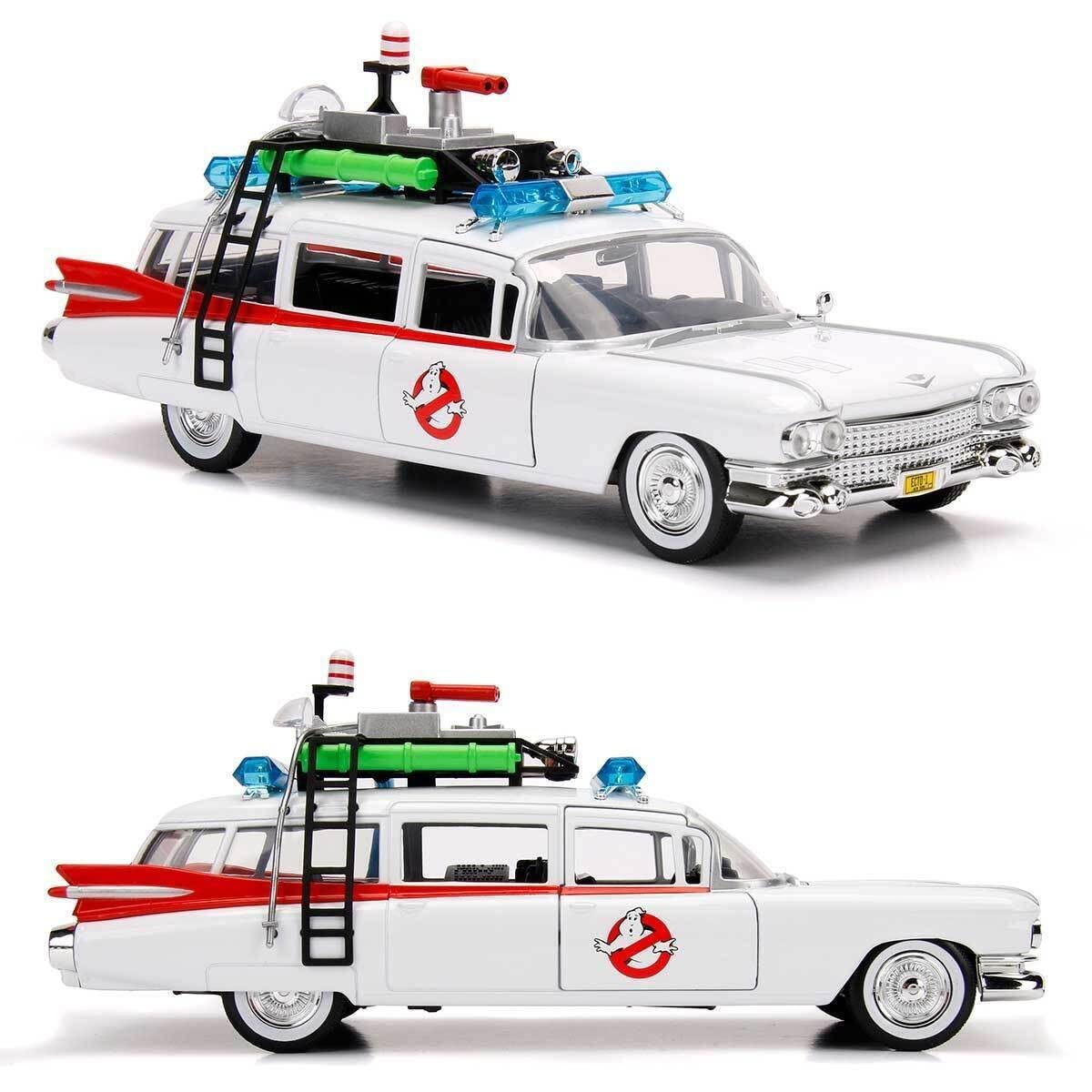 Foto 6 pulgar | Maqueta De Coche Fundido A Presión Jada Toys Hollywood Rides Ghostbusters Ecto-1 A Escala 1:24 - Venta Internacional.