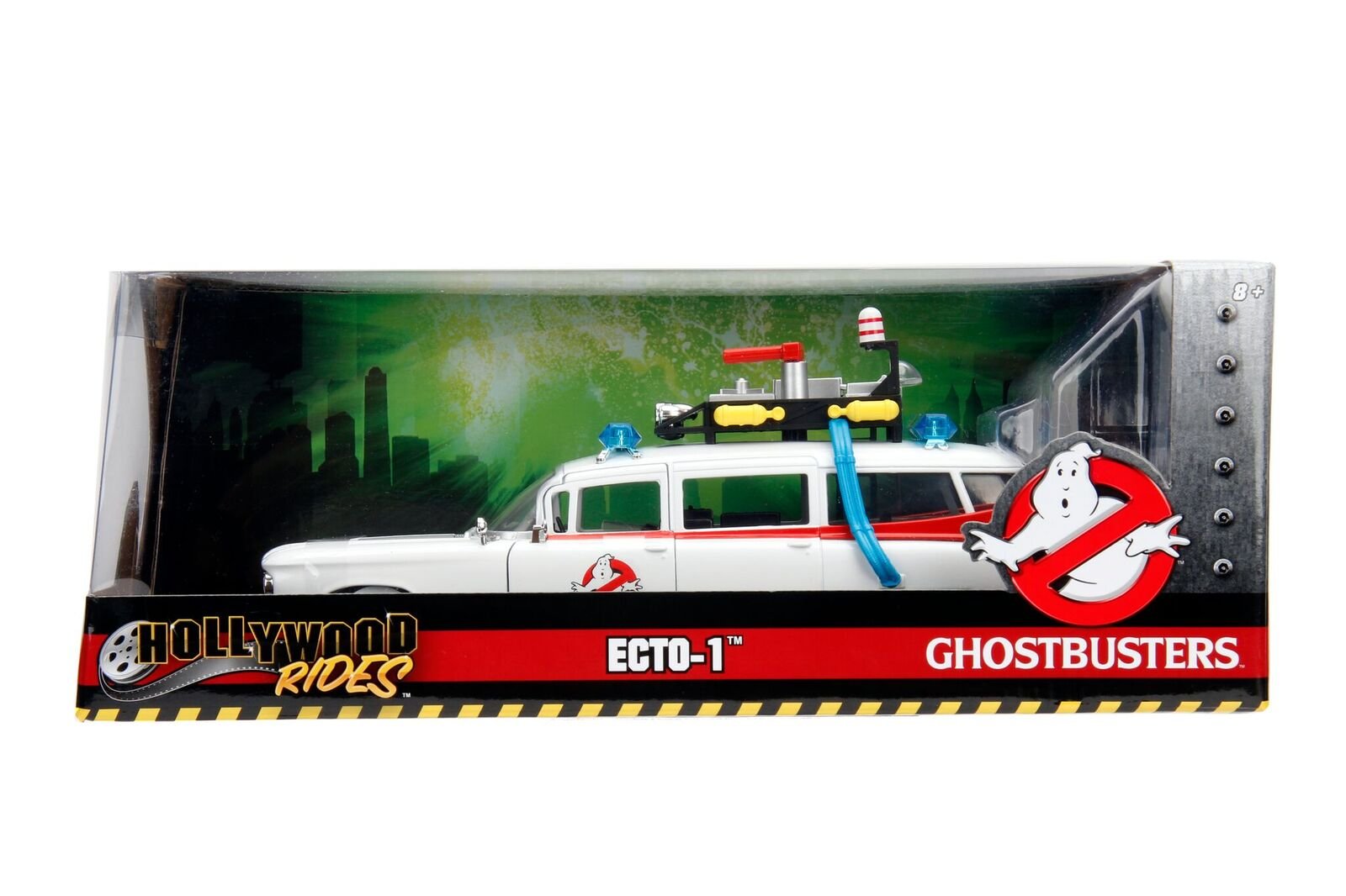 Foto 7 pulgar | Maqueta De Coche Fundido A Presión Jada Toys Hollywood Rides Ghostbusters Ecto-1 A Escala 1:24 - Venta Internacional.