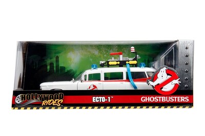 Foto 6 | Maqueta De Coche Fundido A Presión Jada Toys Hollywood Rides Ghostbusters Ecto-1 A Escala 1:24 - Venta Internacional.