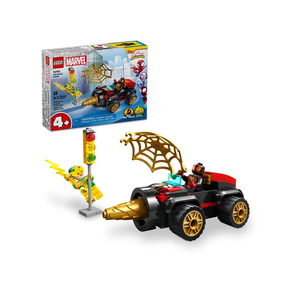 Foto 3 pulgar | Lego Marvel Spidey Y Su Super Equipo Vehiculo Perforador 10792