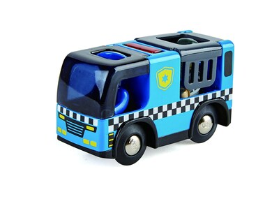 Foto 2 | Set De Juego Con Forma De Coche De Policía Con Sirena Y Figuras De Acción De Más De 3 Años - Venta Internacional.