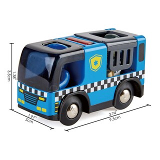 Foto 5 | Set De Juego Con Forma De Coche De Policía Con Sirena Y Figuras De Acción De Más De 3 Años - Venta Internacional.