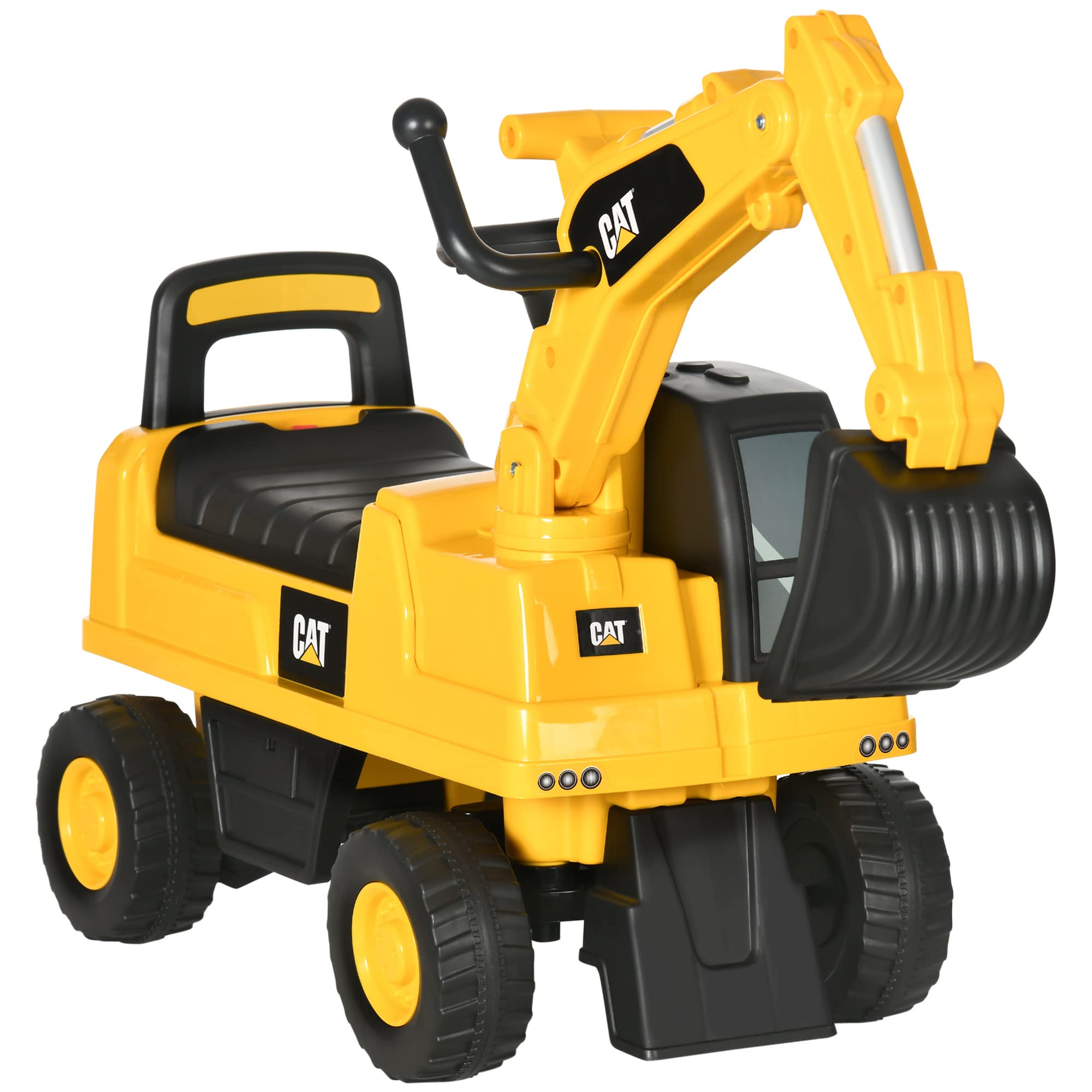 Excavadora Ride-on Aosom Cat Con Licencia Manual De 18 A 36 Meses - Venta Internacional.