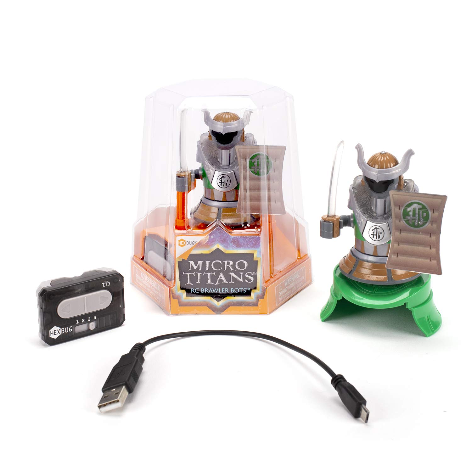Foto 3 pulgar | Robot De Control Remoto Toy Hexbug Micro Titans Samurai - Venta Internacional.