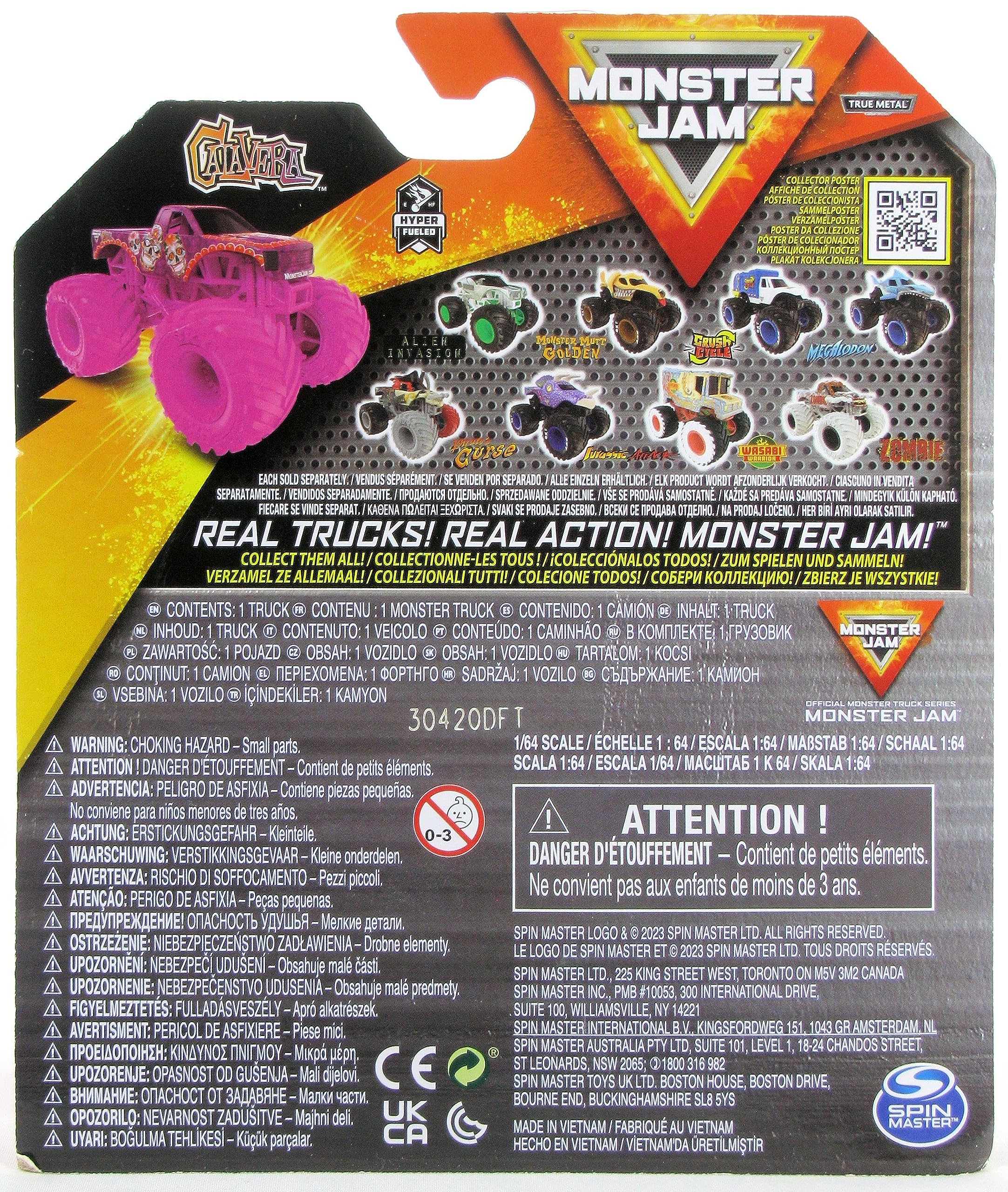 Foto 4 pulgar | Camión Fundido Monster Jam 2023 Spin Master 1:64 Escala 31 - Venta Internacional.