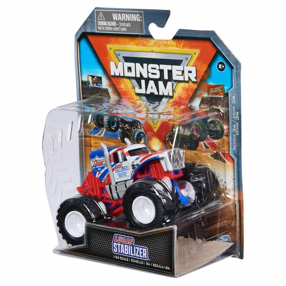 Foto 8 pulgar | Estabilizador Lucas Monster Jam 2024 1:64 Serie 34 Diecast Truck - Venta Internacional.