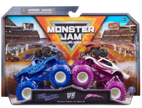 Foto 2 pulgar | Monster Jam 2023 A Escala 1:64 De Diecast Truck, Paquete De 2 Unidades, Blue Thunder Vs Fullcharge - Venta Internaciona