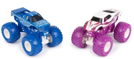 Foto 3 pulgar | Monster Jam 2023 A Escala 1:64 De Diecast Truck, Paquete De 2 Unidades, Blue Thunder Vs Fullcharge - Venta Internaciona