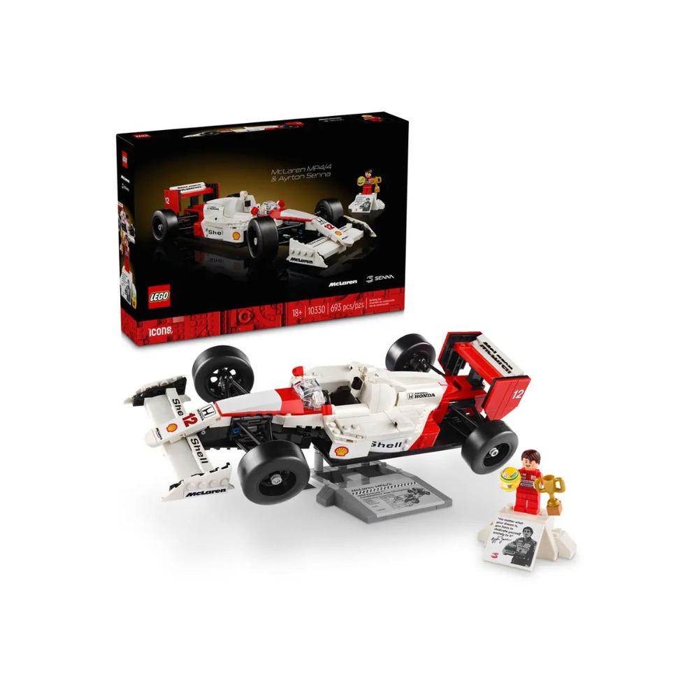 Foto 3 pulgar | Lego Icons Mclaren Mp4/4 Y Ayrton Senna 10330