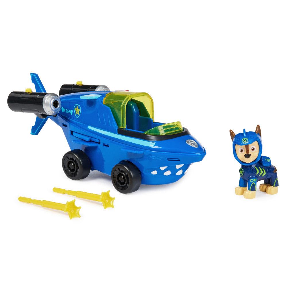 Foto 3 pulgar | Paw Patrol: Aqua Pups - Chase Con Vehiculo Acuatico