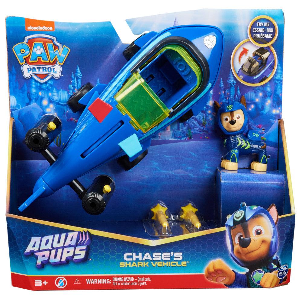 Foto 5 pulgar | Paw Patrol: Aqua Pups - Chase Con Vehiculo Acuatico