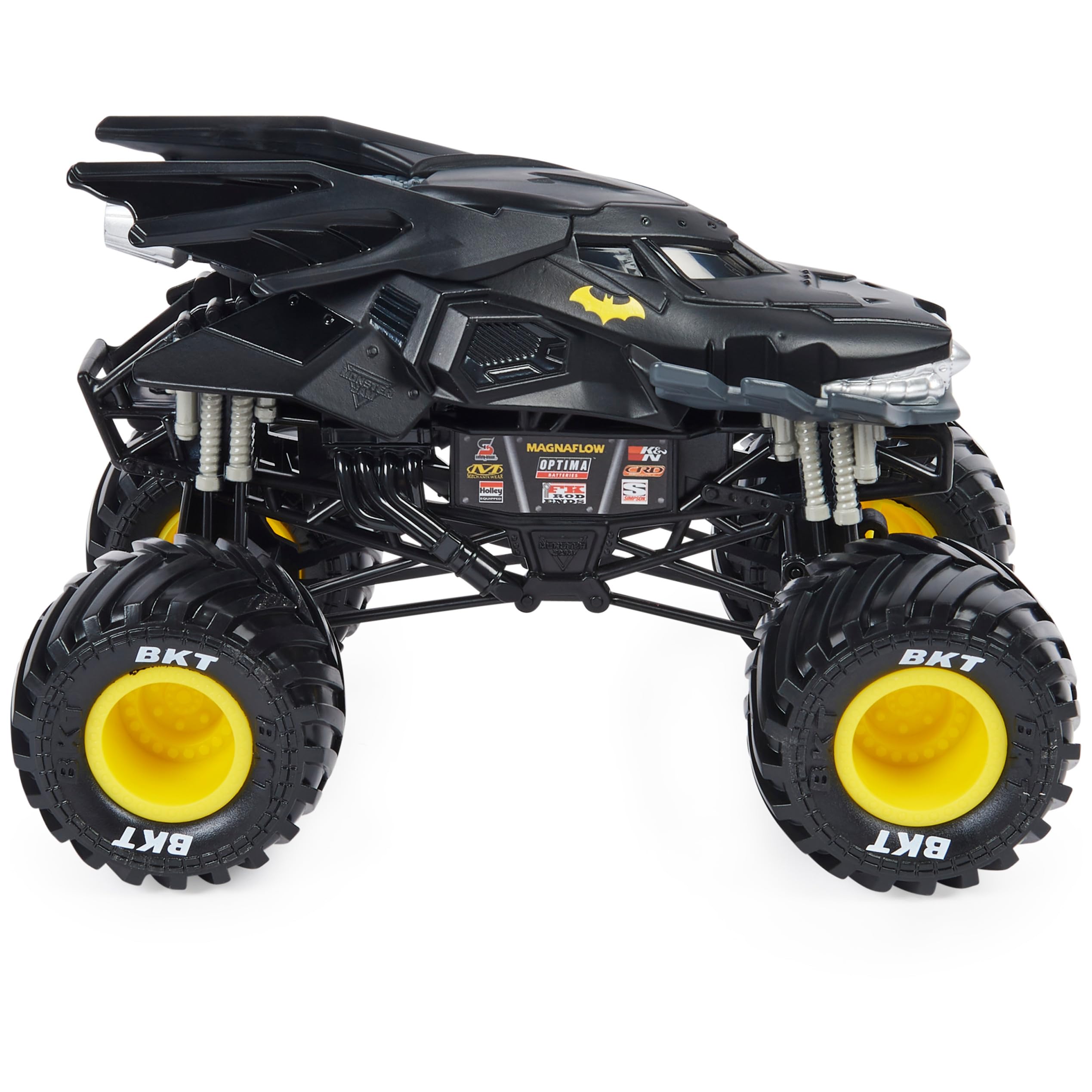 Foto 4 pulgar | Batmóvil Retro Batman Monster Truck Monster Jam 1:24 - Venta Internacional