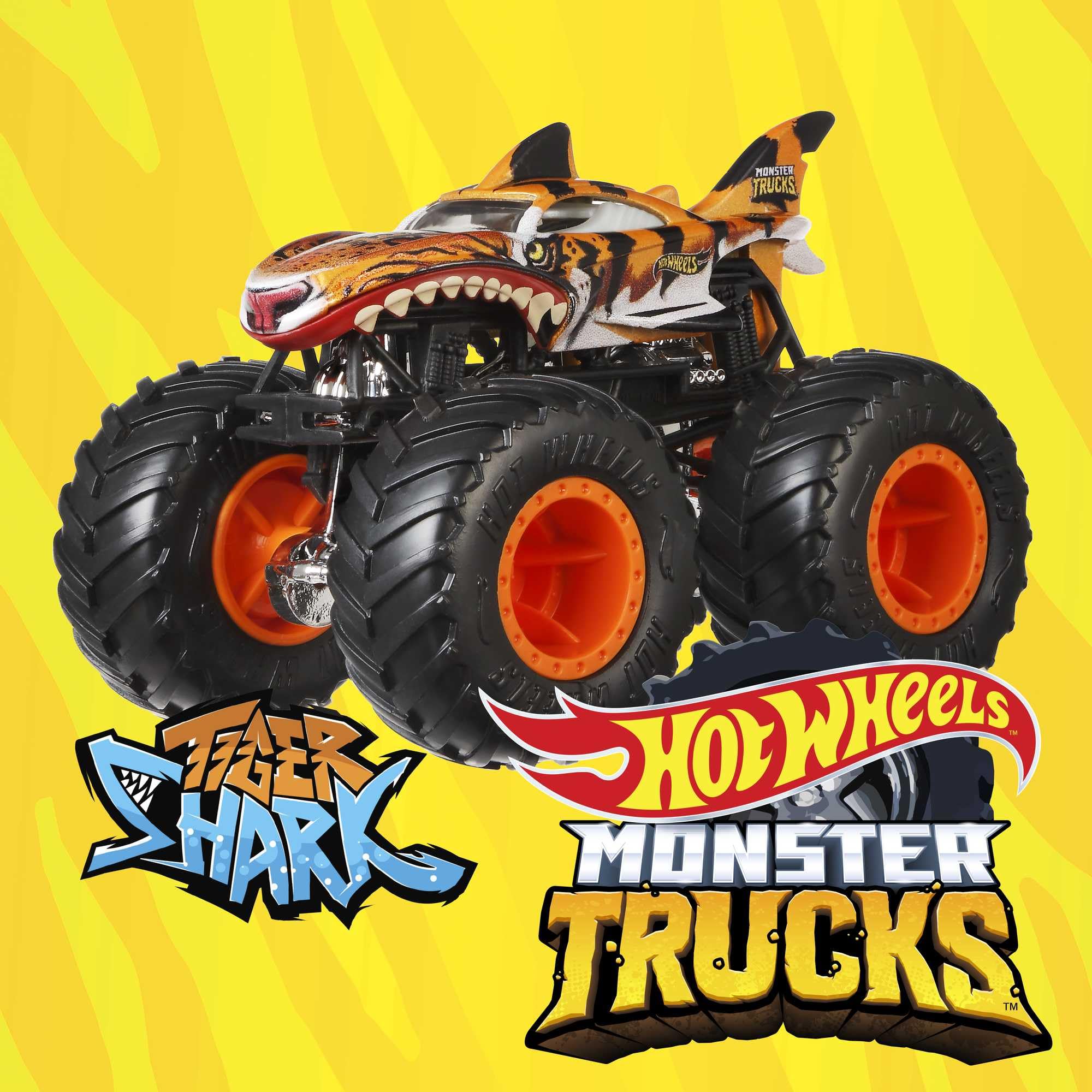 Foto 6 pulgar | Camión De Juguete Hot Wheels Monster Trucks 1:64 Con Coche Aplastable - Venta Internacional.