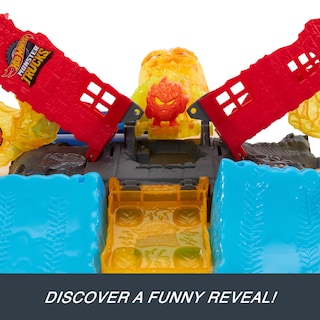Foto 6 | Toy Playset Hot Wheels Monster Trucks, Camión De Bomberos Con 5 Alarmas - Venta Internacional.