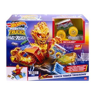 Foto 7 | Toy Playset Hot Wheels Monster Trucks, Camión De Bomberos Con 5 Alarmas - Venta Internacional.