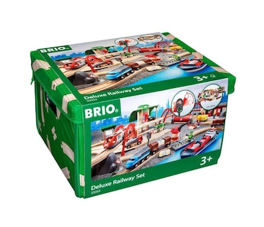 Foto 1 | Juego De Juguetes De Tren De Madera Brio World 33052 Deluxe Railway Set - Venta Internacional.
