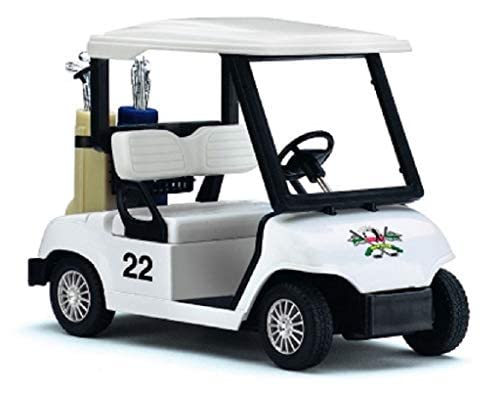 Carrito De Golf De Juguete Kinsfun Modelo De Metal Fundido A Presión Pullback Action - Venta Internacional.