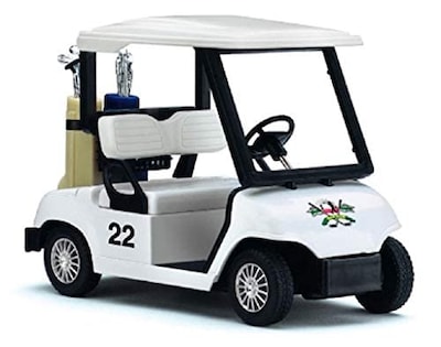 Foto 1 | Carrito De Golf De Juguete Kinsfun Modelo De Metal Fundido A Presión Pullback Action - Venta Internacional.