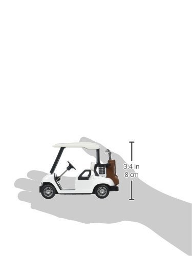 Foto 4 pulgar | Carrito De Golf De Juguete Kinsfun Modelo De Metal Fundido A Presión Pullback Action - Venta Internacional.