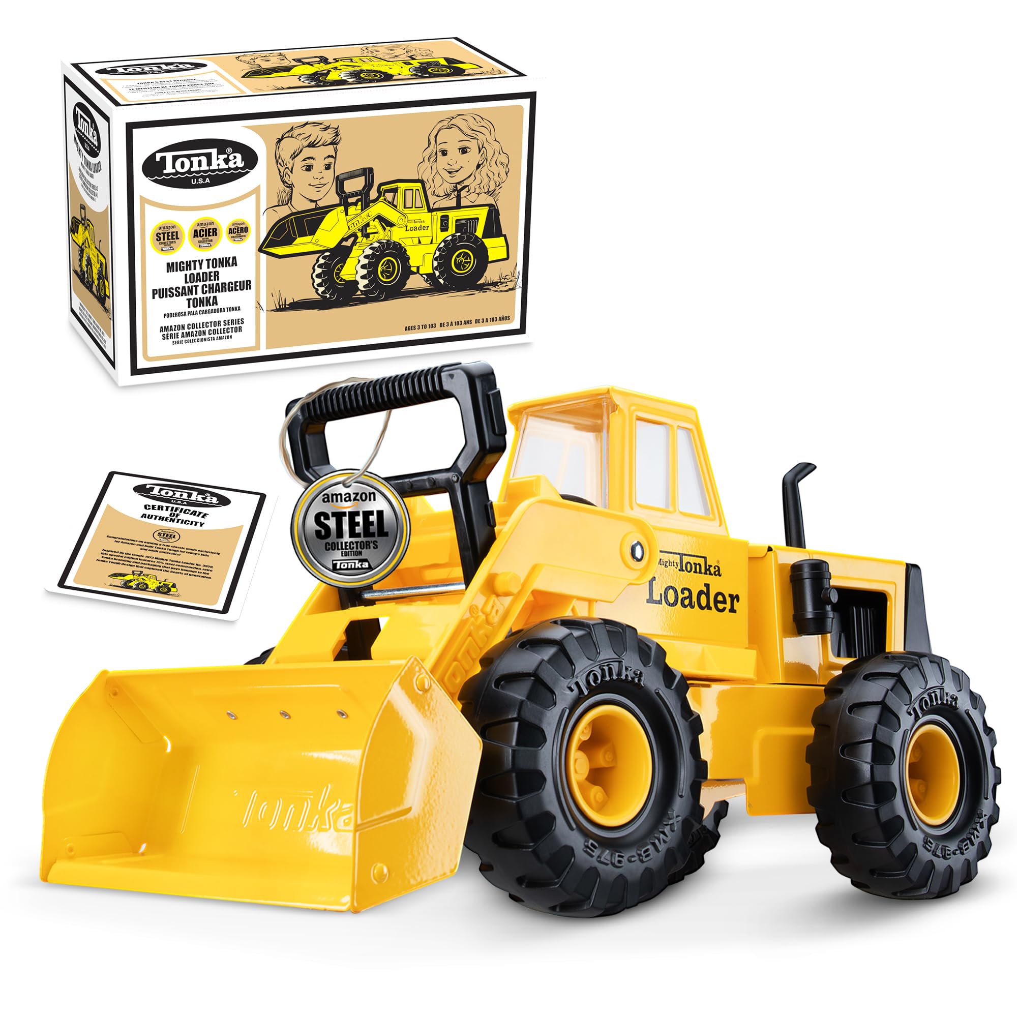 Toy Truck Tonka Retro Front Loader Edición Coleccionista Para Niños - Venta Internacional.