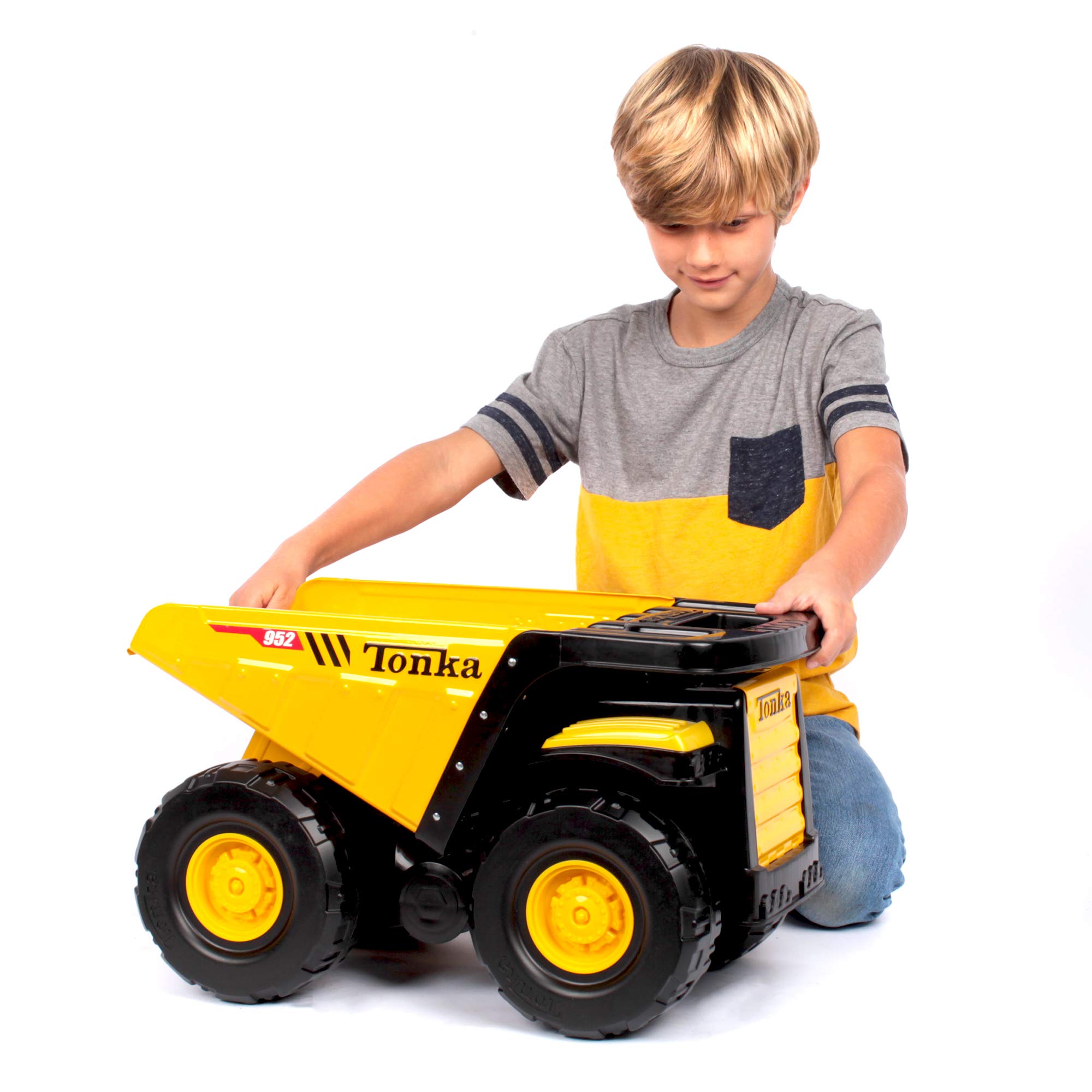 Foto 4 pulgar | Camión Volquete Tonka Steel Mighty Yellow Para Niños Mayores De 3 Años - Venta Internacional.