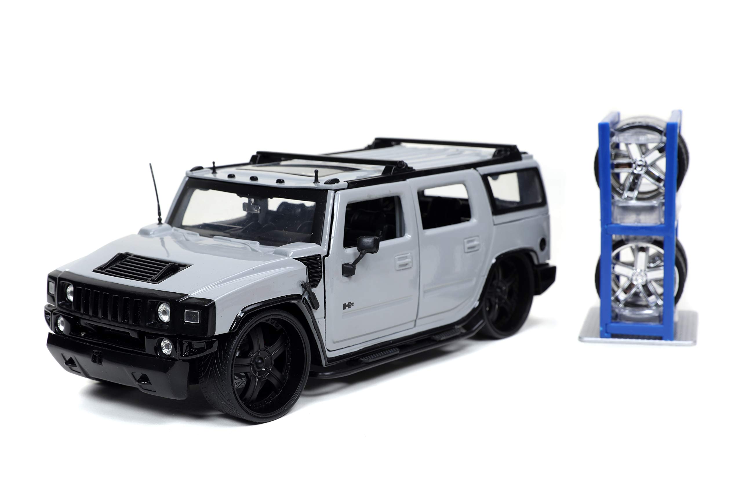 Foto 2 pulgar | Coche Fundido A Presión Jada Toys Just Trucks 1:24 2003 Hummer H2 Grey - Venta Internacional.