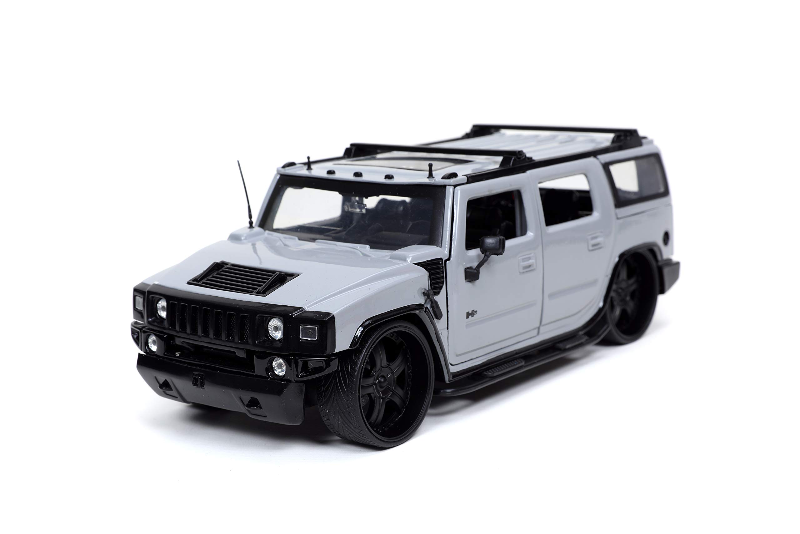 Foto 4 pulgar | Coche Fundido A Presión Jada Toys Just Trucks 1:24 2003 Hummer H2 Grey - Venta Internacional.