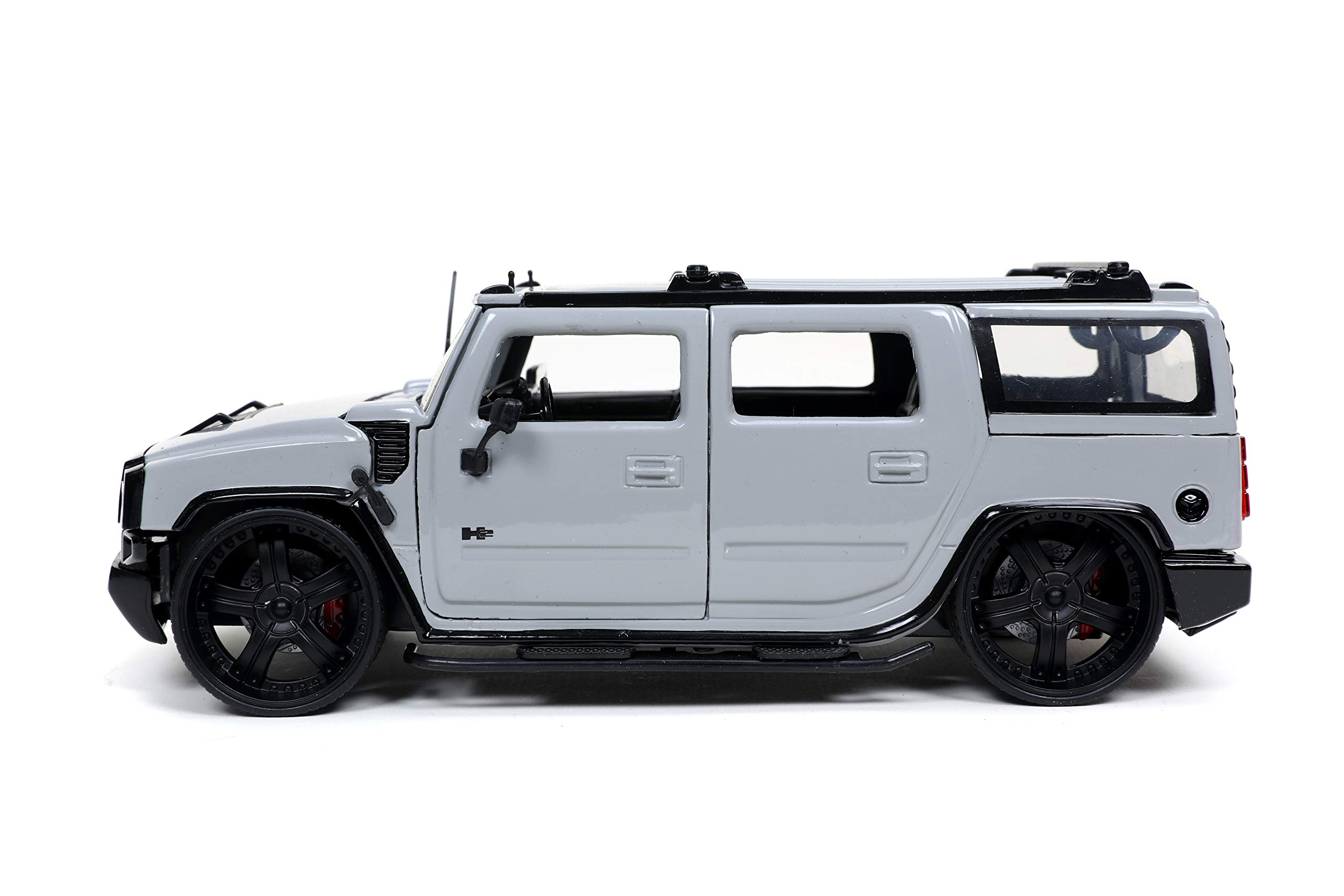 Foto 5 pulgar | Coche Fundido A Presión Jada Toys Just Trucks 1:24 2003 Hummer H2 Grey - Venta Internacional.