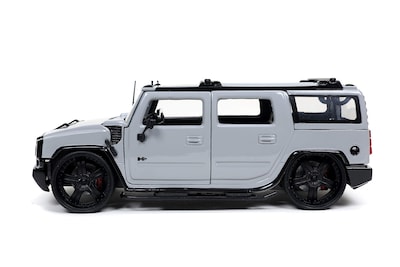 Foto 4 | Coche Fundido A Presión Jada Toys Just Trucks 1:24 2003 Hummer H2 Grey - Venta Internacional.