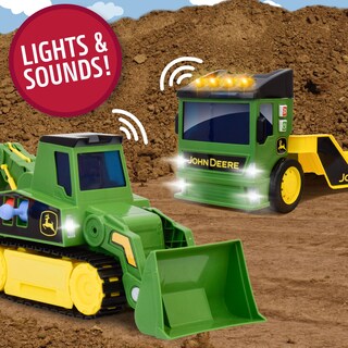 Foto 5 | Mega Mover De Juguete John Deere Con 2 Camiones Grandes Para Niños Mayores De 3 Años - Venta Internacional.