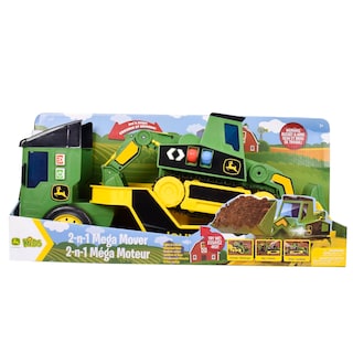 Foto 7 | Mega Mover De Juguete John Deere Con 2 Camiones Grandes Para Niños Mayores De 3 Años - Venta Internacional.