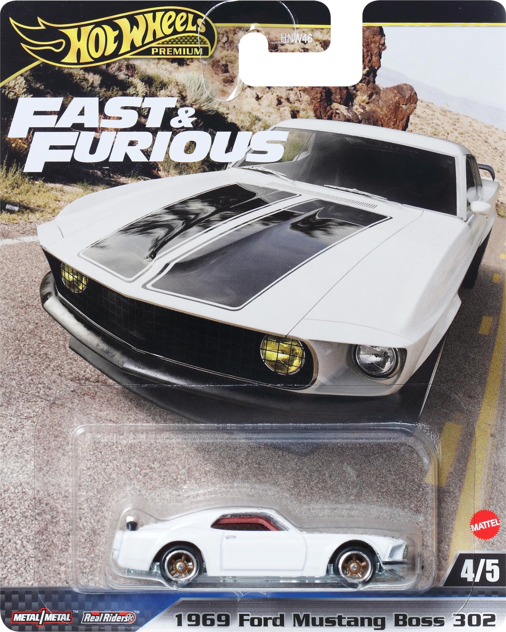 Foto 7 pulgar | Auto De Juguete Hot Wheels Premium Fast & Furious A Escala 1:64 Para Ford Mustang Boss Fundido A Presión - Venta