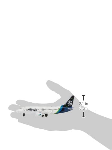 Foto 4 pulgar | Set De Juego De Aeropuerto Daron Alaska Airlines Con Avión Fundido A Presión - Venta Internacional.