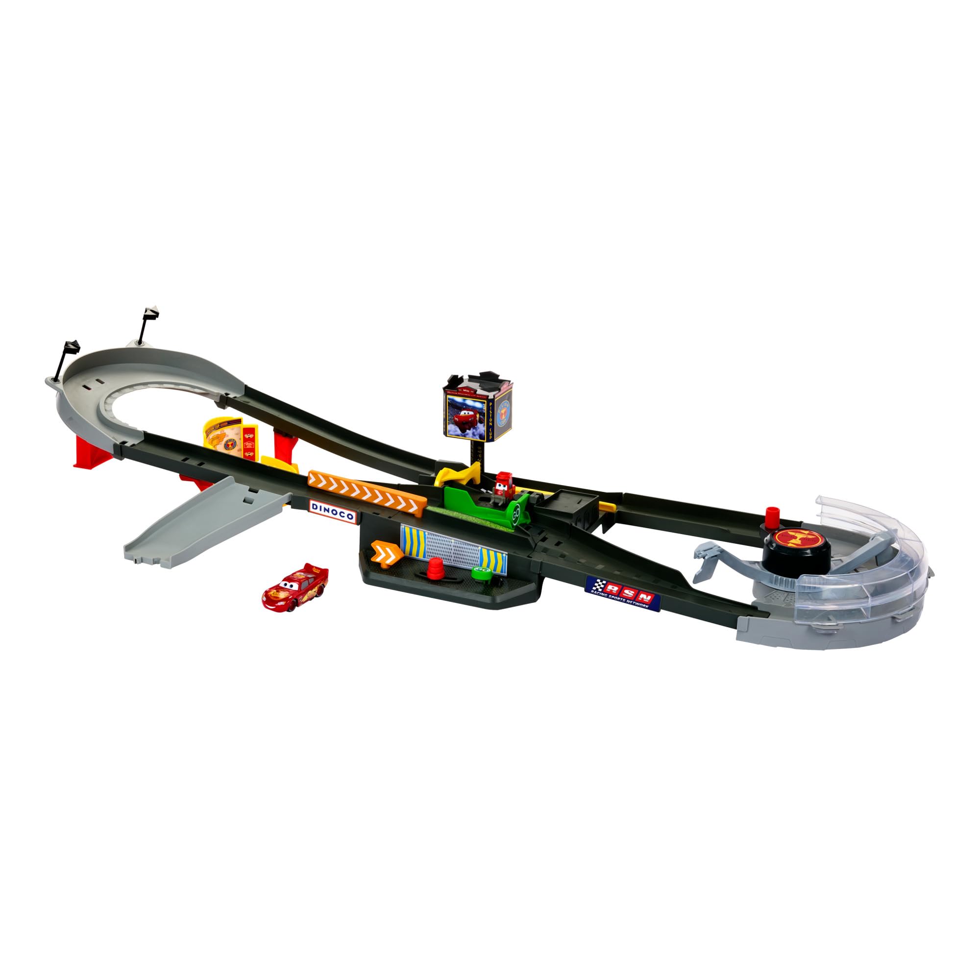 Foto 3 pulgar | Set De Atletismo Mattel Disney Pixar Cars Piston Cup Action Speedway - Venta Internacional.